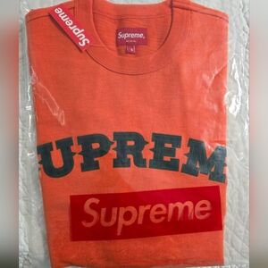 Supreme Plaid Applique Short Sleeve Tee Size Small Brand New F/W2020.